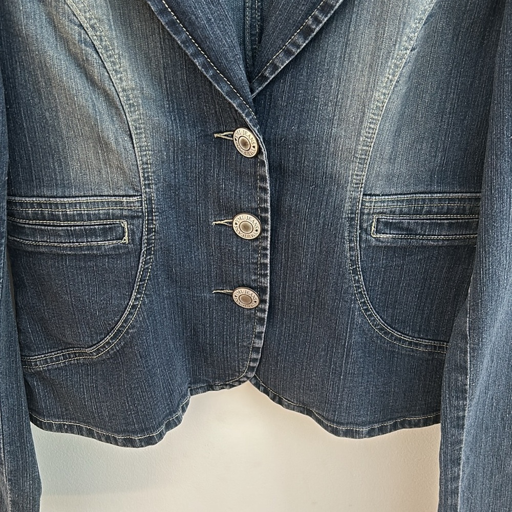 YMI Denim Jean Jacket Size XL - Picture 3 of 4